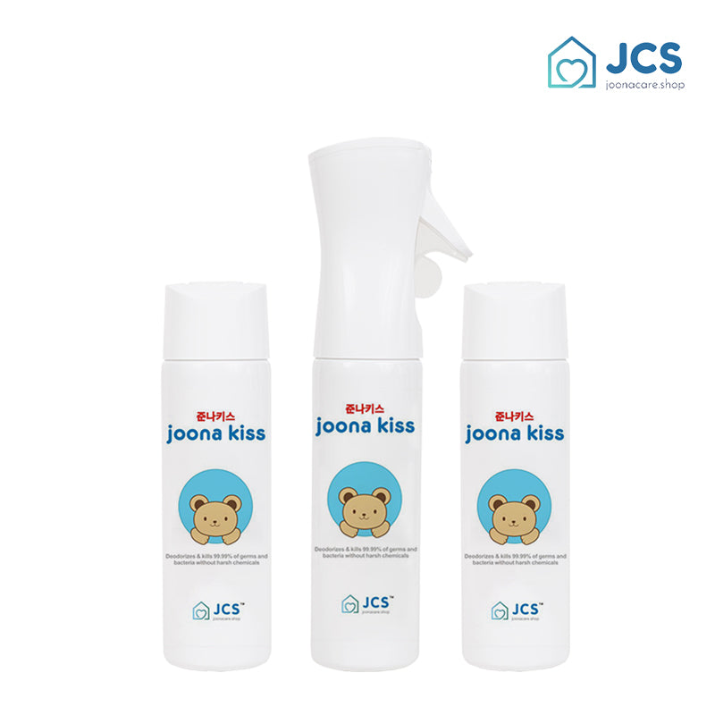 Joona Kiss Spray - COMBO 2 for baby wash hand wash handwash toys furnitures utensils pacifiers baby carriers bed body wash hand soap