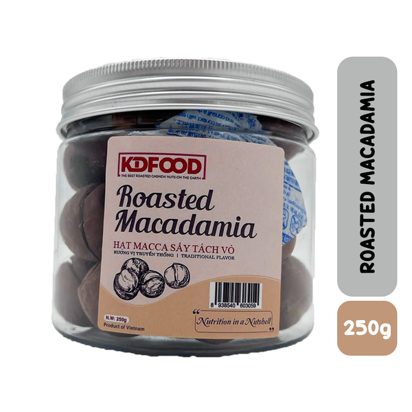KDFOOD Vietnam Premium Roasted Macadamia 500G - JoonaCare.Shop