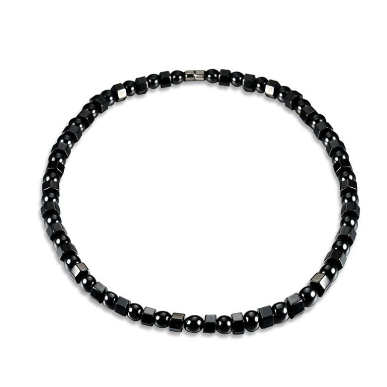 Twins Beads™ Obsidian Magnetic Necklace 黑曜石磁项链 - JoonaCare.Shop